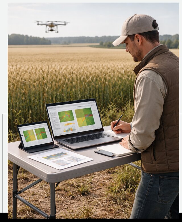 Система AI прогнозирования урожайности для точных агрономий в Беслане