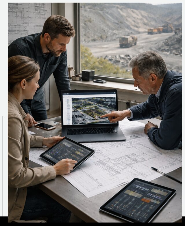 Разработка и внедрение систем для горнодобычи в Беслане